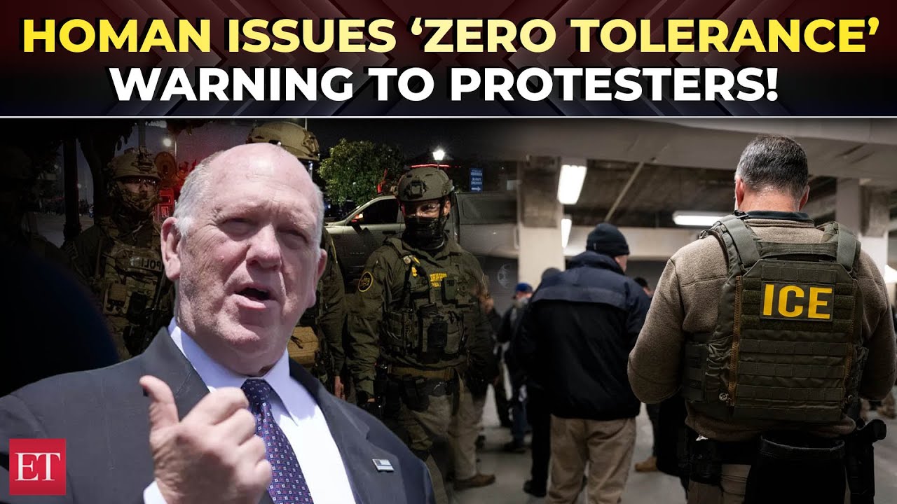 ‘You touch ICE, you’re jailed’: Homan’s zero-tolerance warning amid Trump's immigration crackdown
