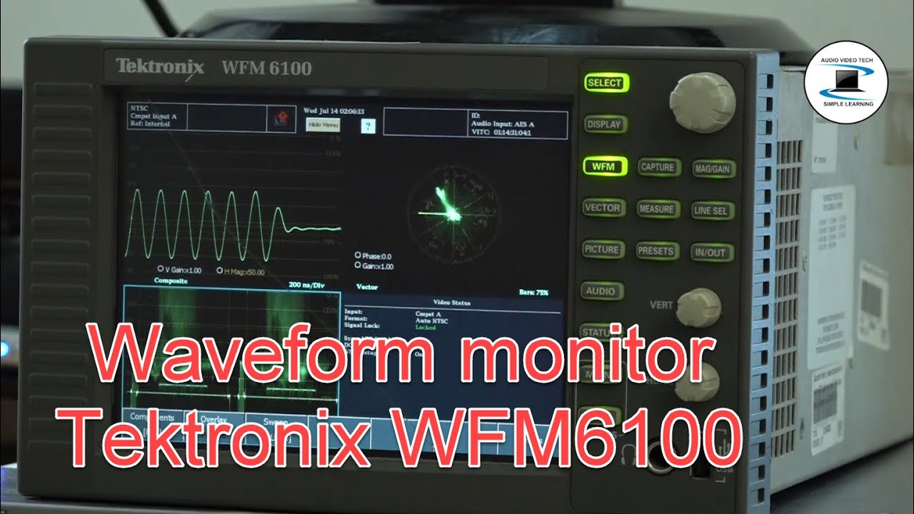 Waveform Monitor Tektronix WFM6100 : Overview.