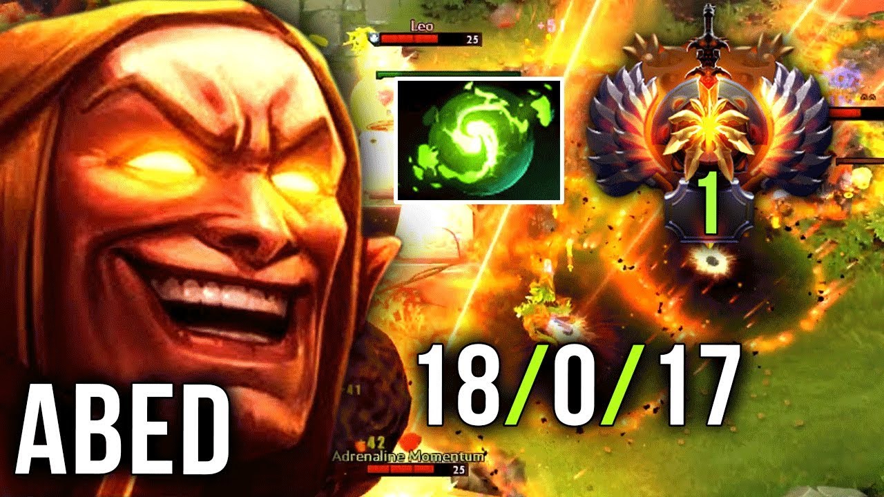 Abed Refresher Invoker Back to TOP-1 MMR WORLD 18-0 -17 PERFECT SCORE - Enough to Win? Patch 7.21