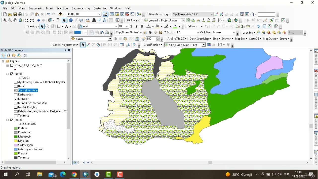 ArcGIS İle Sıfırdan Jeoloji Haritası Yapımı Ders 4: Semboloji Ayarları ve Çıktı Alma
