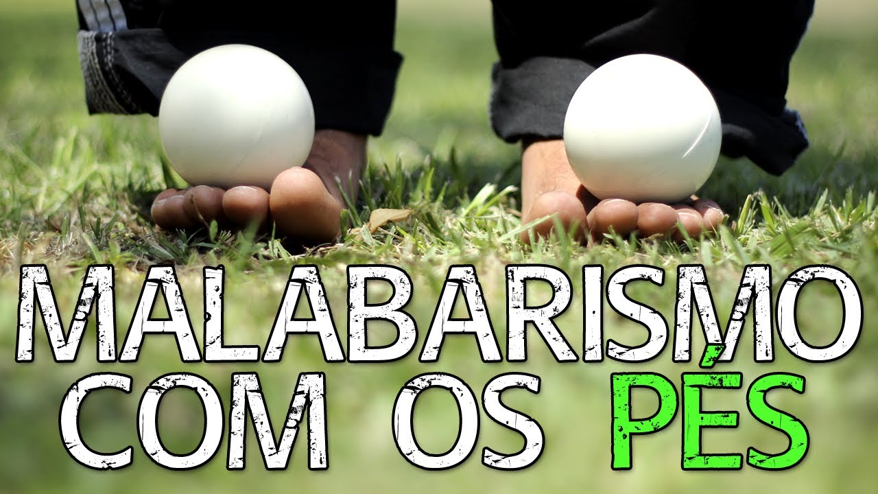 Como fazer malabarismo com os pés - encicloPÉdia (Foot caches tutorial)