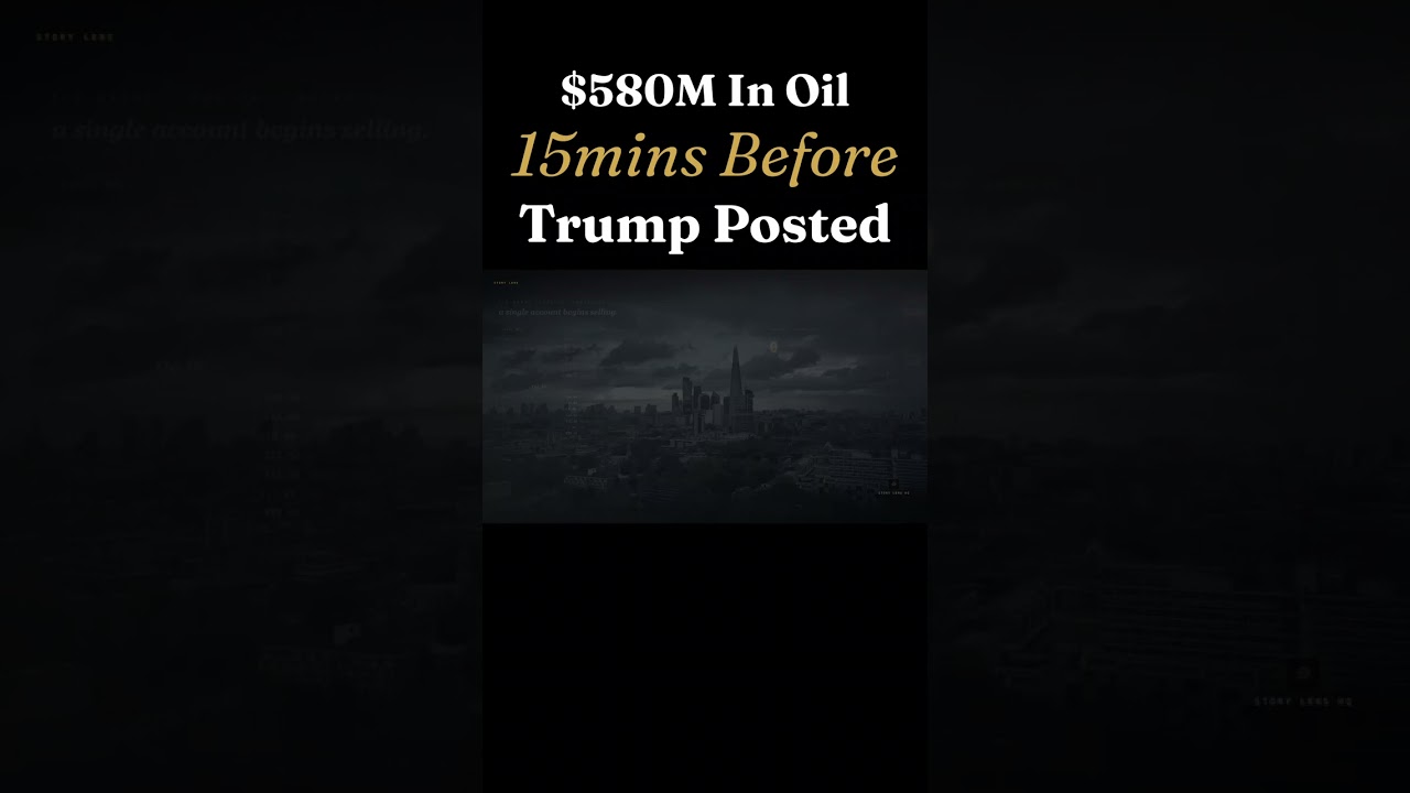 580 миллионов долларов в нефтяной отрасли. За 15 минут до публикации Трампа. #trump #iran #inside...