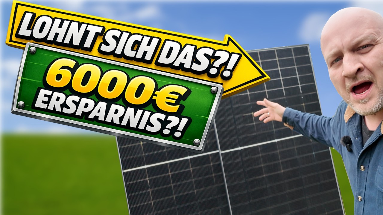 Balkonkraftwerk lohnt sich WIRKLICH? 💸 900kWh im Jahr &ndash; echte Zahlen!