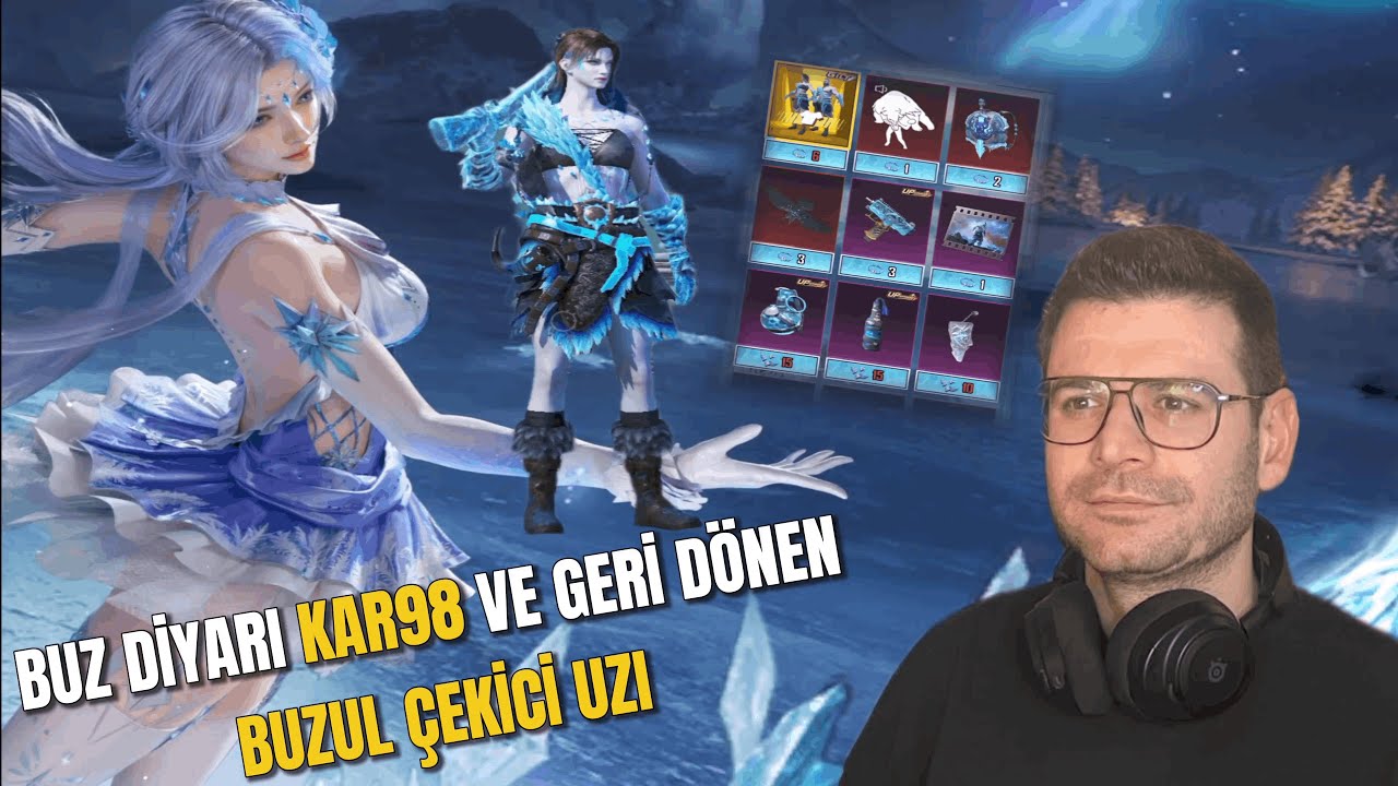YENİ NİHAİ, BUZ DİYARI KAR98 VE GERİ DÖNEN BUZUL ÇEKİCİ - UZI!! PUBG Mobile