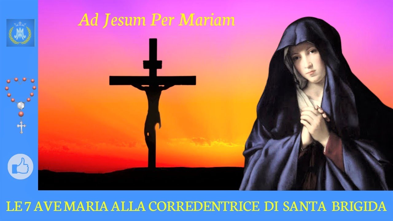 I 7 dolori di Maria Corredentrice e Addolorata di Santa Brigida in latino