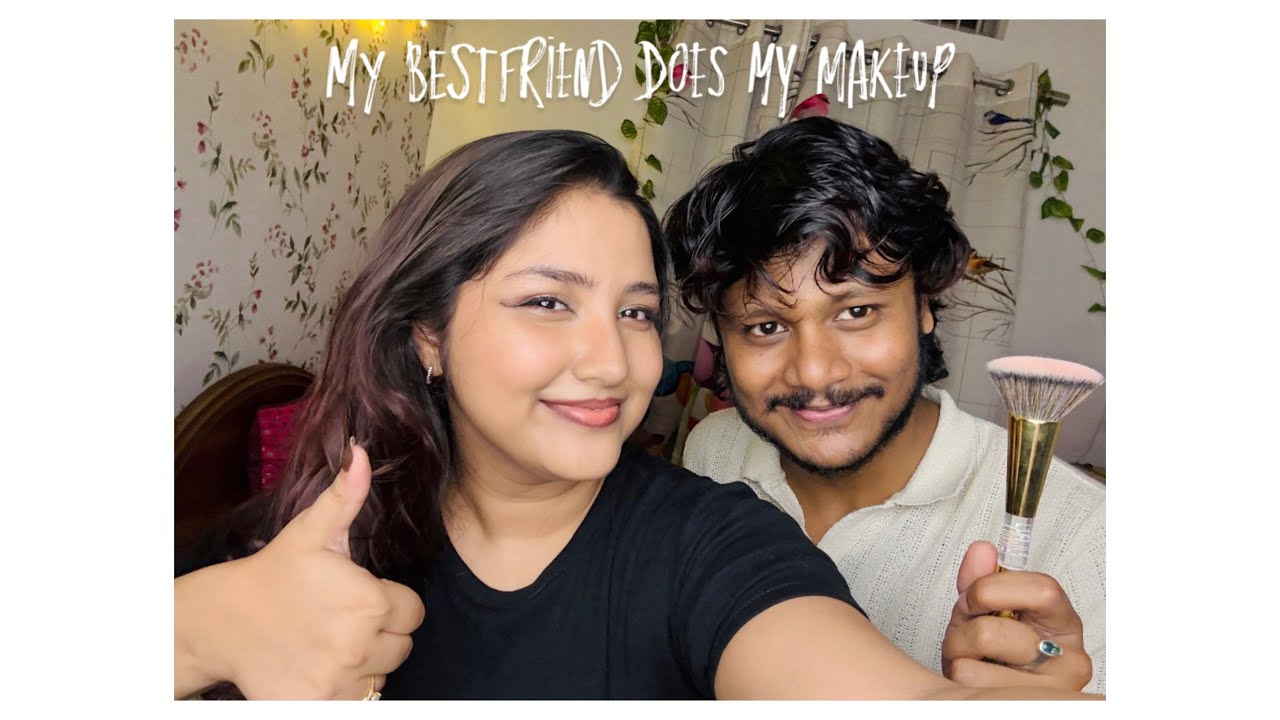 My Bestfriend does my makeup | ft. Sun & Moon