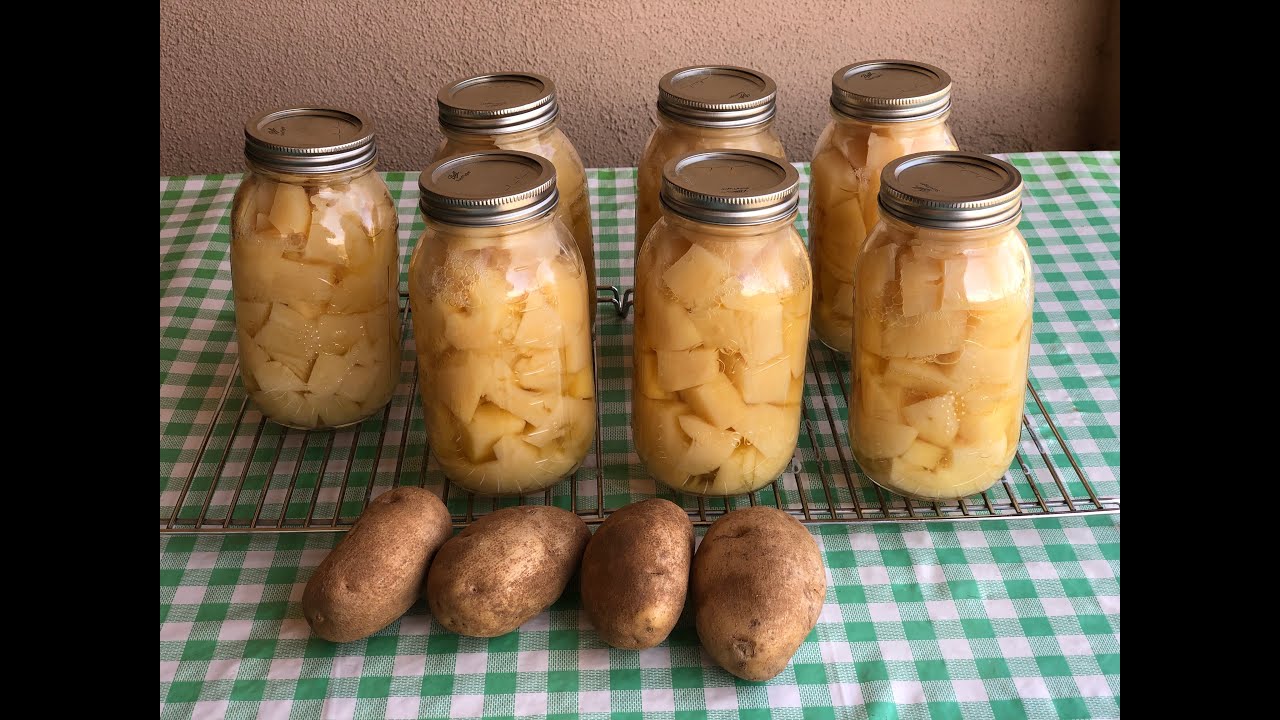Pressure Canning White Potatoes