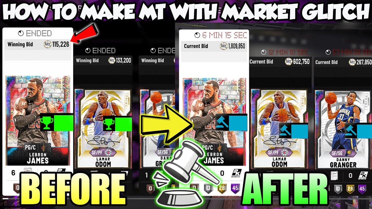 AUCTION HOUSE GLITCH IS BACK AND HOW TO MAKE MT WITH CHEAP GALAXY OPALS IN NBA 2K20 MYTEAM