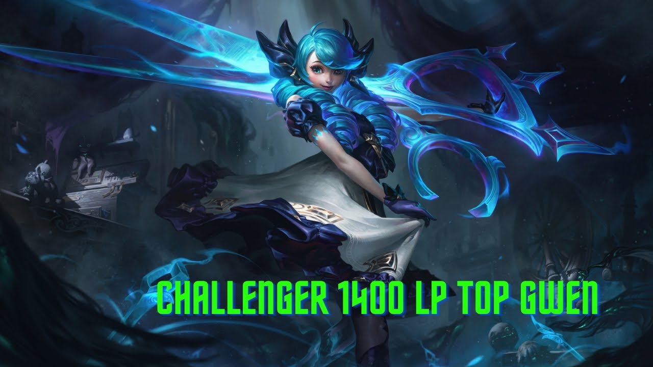 1400 LP Challenger Gwen Top Lane Gameplay | High Elo Replay