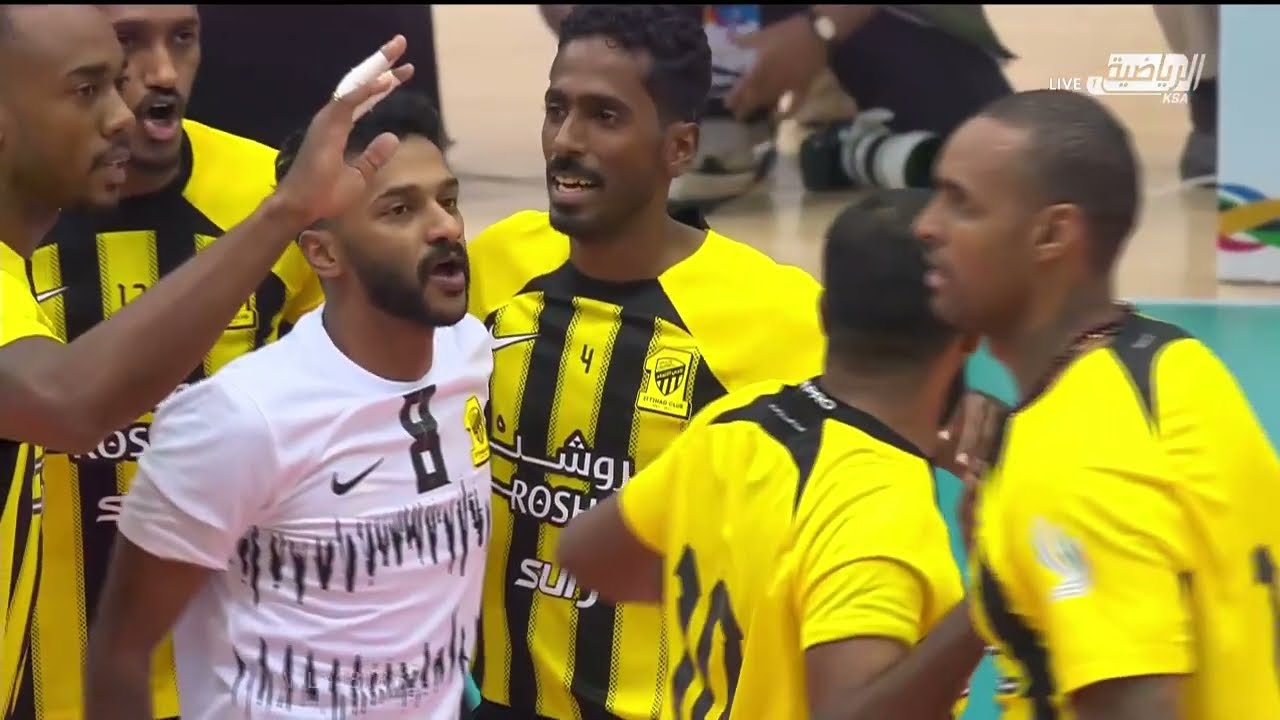 الهلال 3 - 2 الاتحاد - نصف نهائي دورة الألعاب السعودية لكرة الطائرة 2024