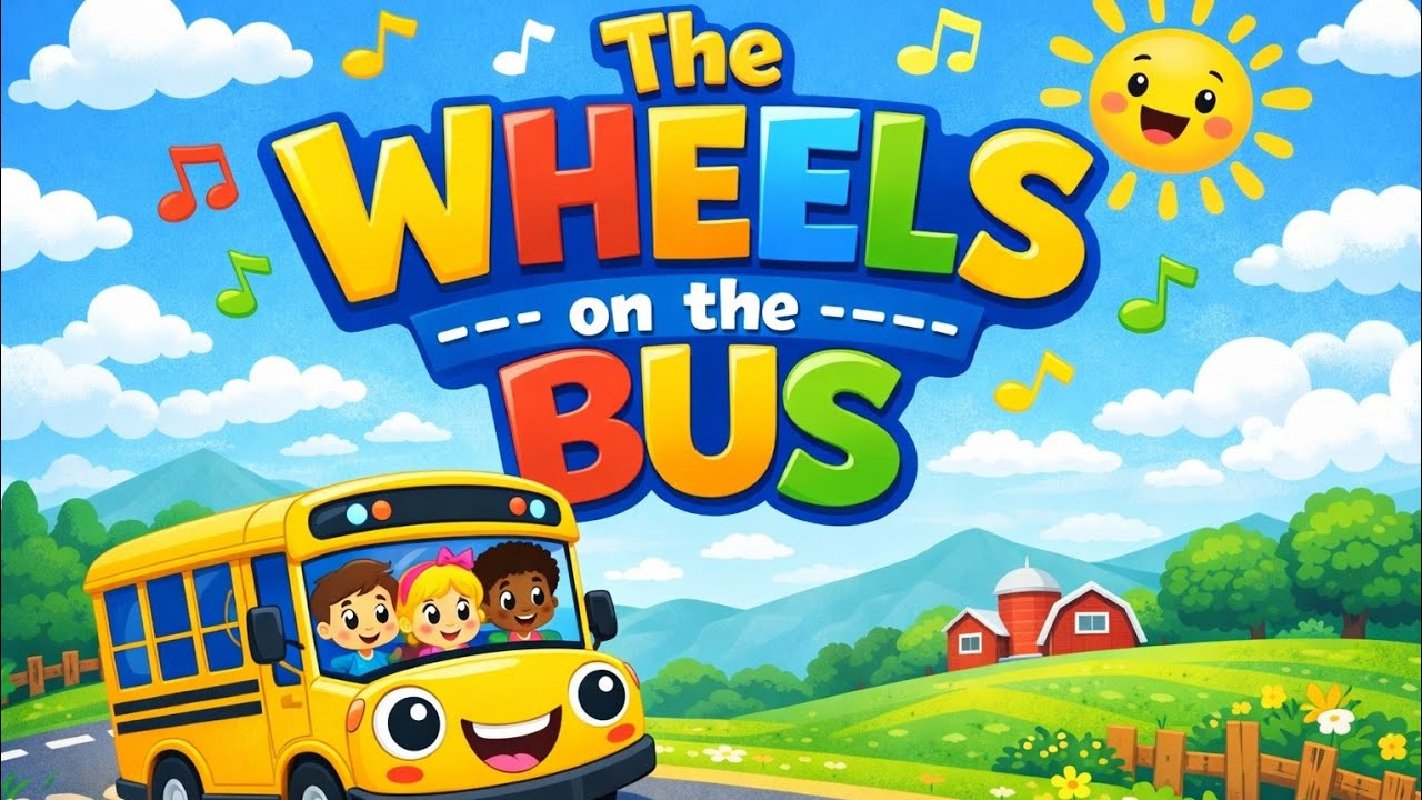 Wheels on the Bus | Kids Songs | Nursery Rhyme | Learning Fun #shorts #short #shortvideo