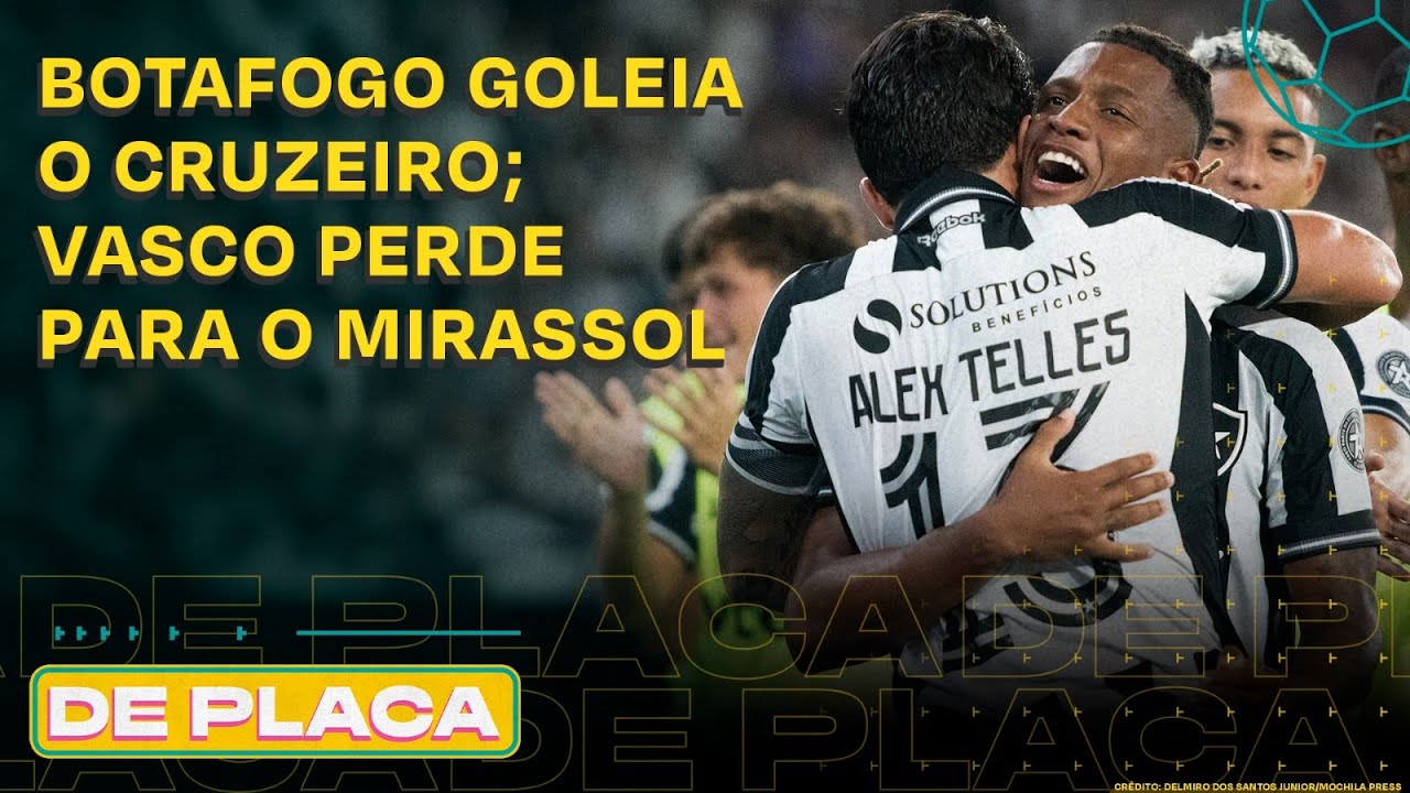 APRESENTAÇÃO DO PAQUETÁ; BOTAFOGO GOLEIA O CRUZEIRO; VASCO PERDE DE VIRADA | De Placa 30/01/26
