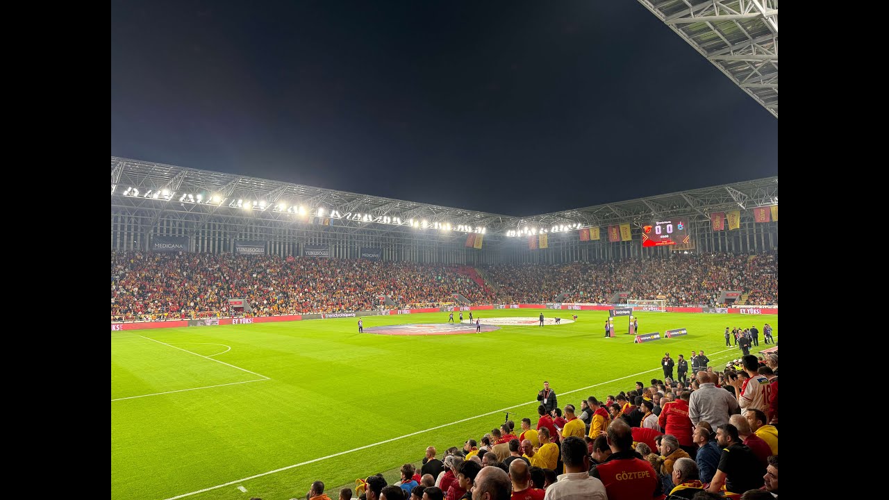 Göztepe 2 Trabzonspor 1 Gürsel Aksel Stadyumu Muhteşem Maç ve Futbol
