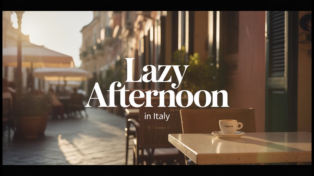 Lazy Afternoon in Italy ☕ | Soft Acoustic Cafe Music