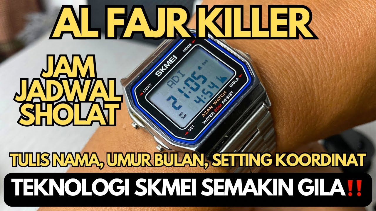 Skmei 2194 adzan Watch 99% Fiturnya Mirip Al Fajr