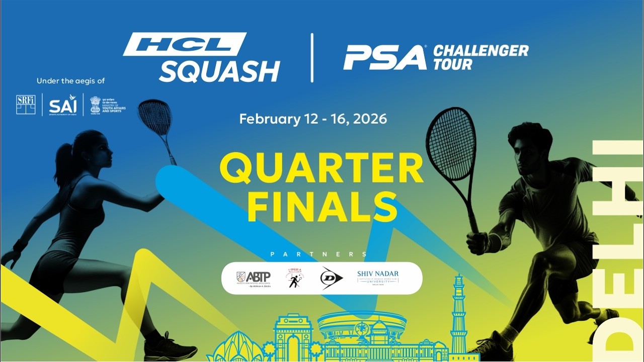 Quarter Finals - HCL Squash PSA Challenger Tour 6 - Shiv Nadar University - Greater Noida