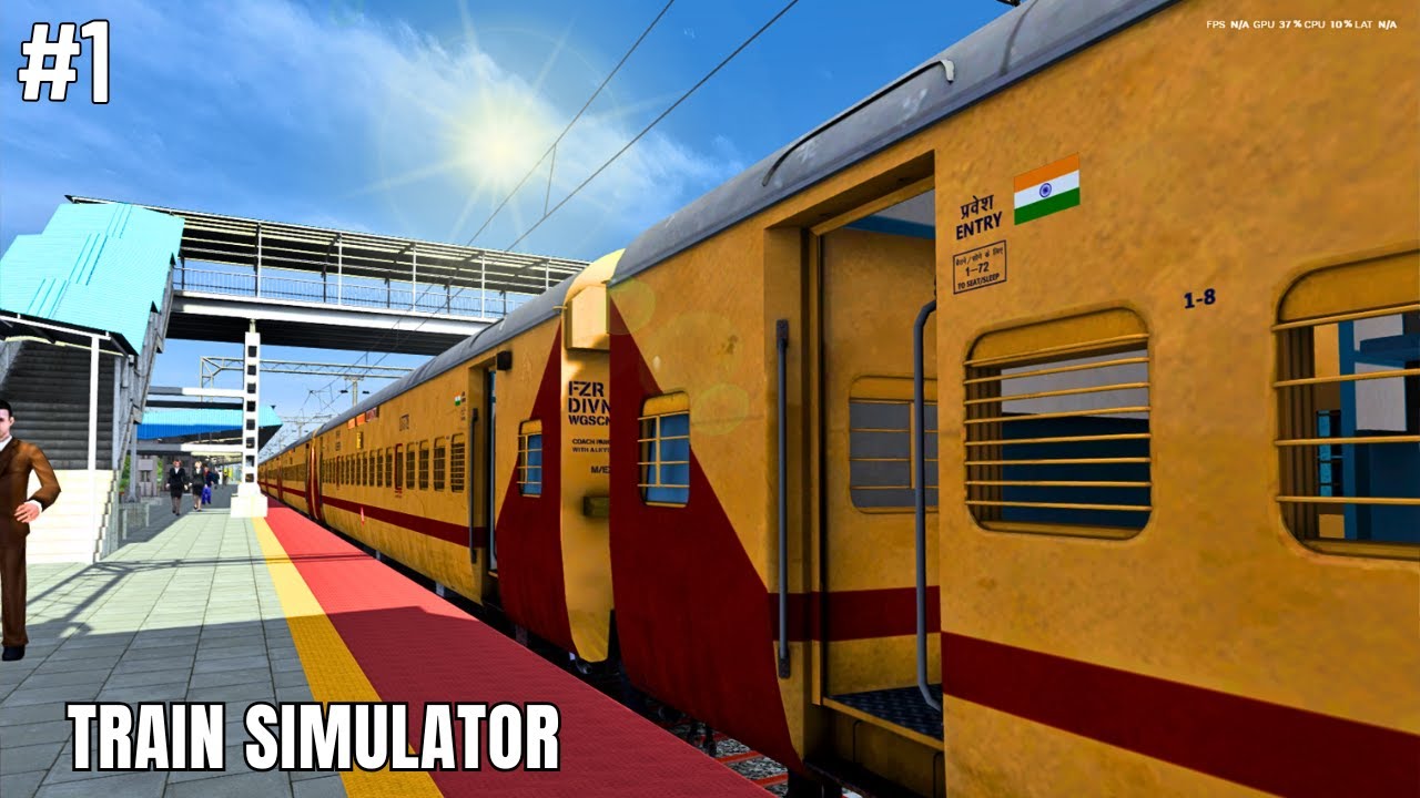 Varansi - Jammu Tawi Begampura Express || Indian Railway Train Simulator || Pc Gameplay [ FHD ]