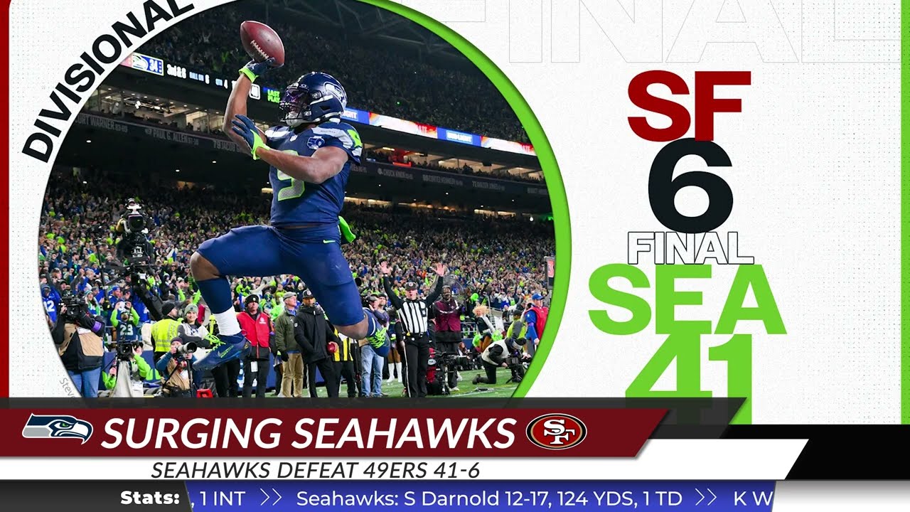 Tre Larkins recaps the Seahawks dominant 41-6 Playoff win over the 49ers | Wise Guys Sports