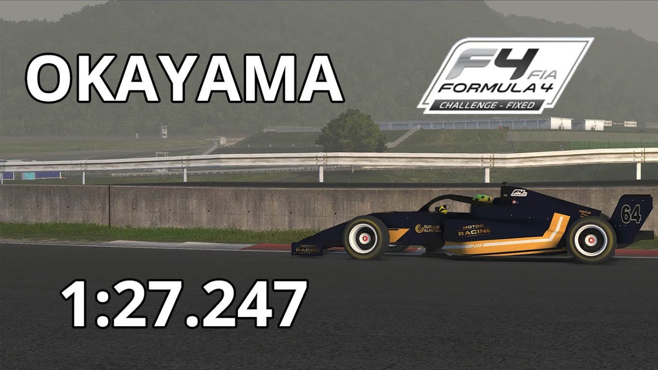 iRacing Onboard | FIA F4 - Fixed | 24S3Wk 4 - Okayama | 1:27.247