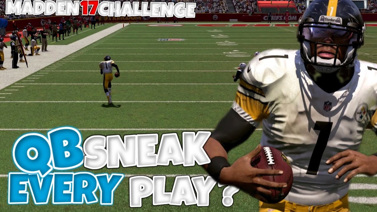 CAN I WIN A GAME DOING QB SCRAMBLE EVERY SINGLE PLAY?! Madden 17 Challenge
