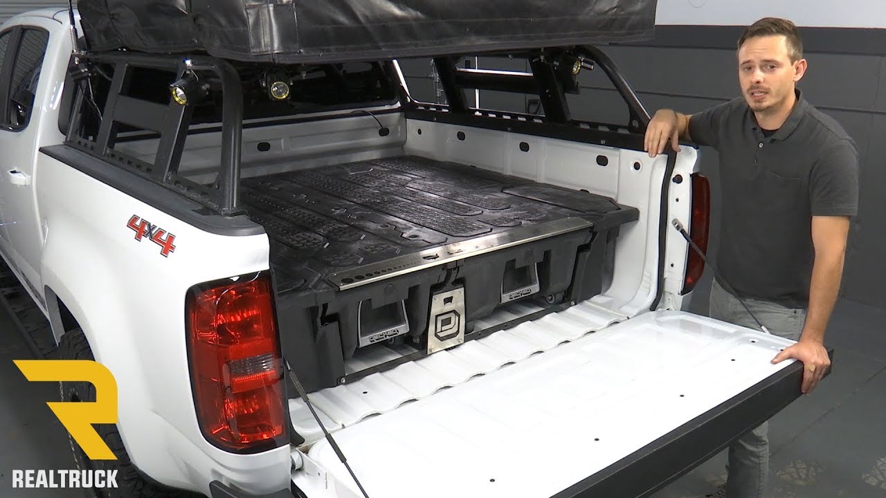 Как установить систему хранения в кузове грузовика DECKED на Chevrolet Colorado 2016 года выпуска