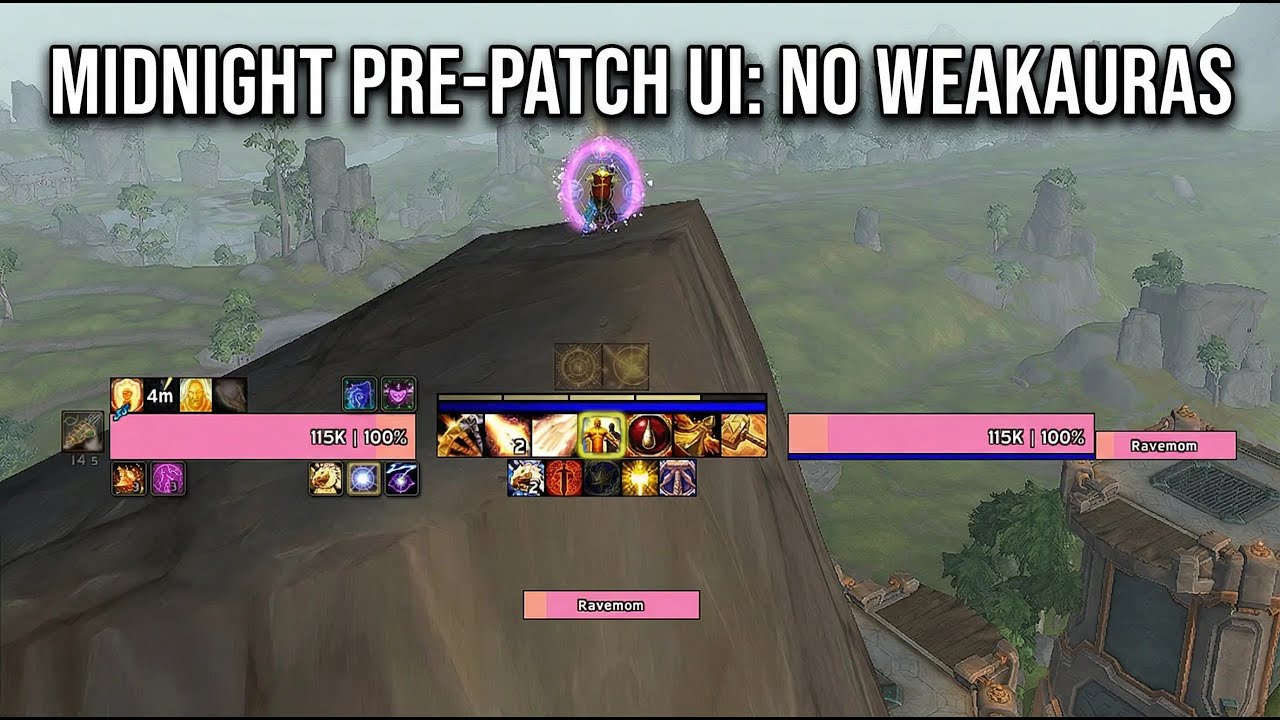 Midnight Pre-Patch UI: No WeakAuras