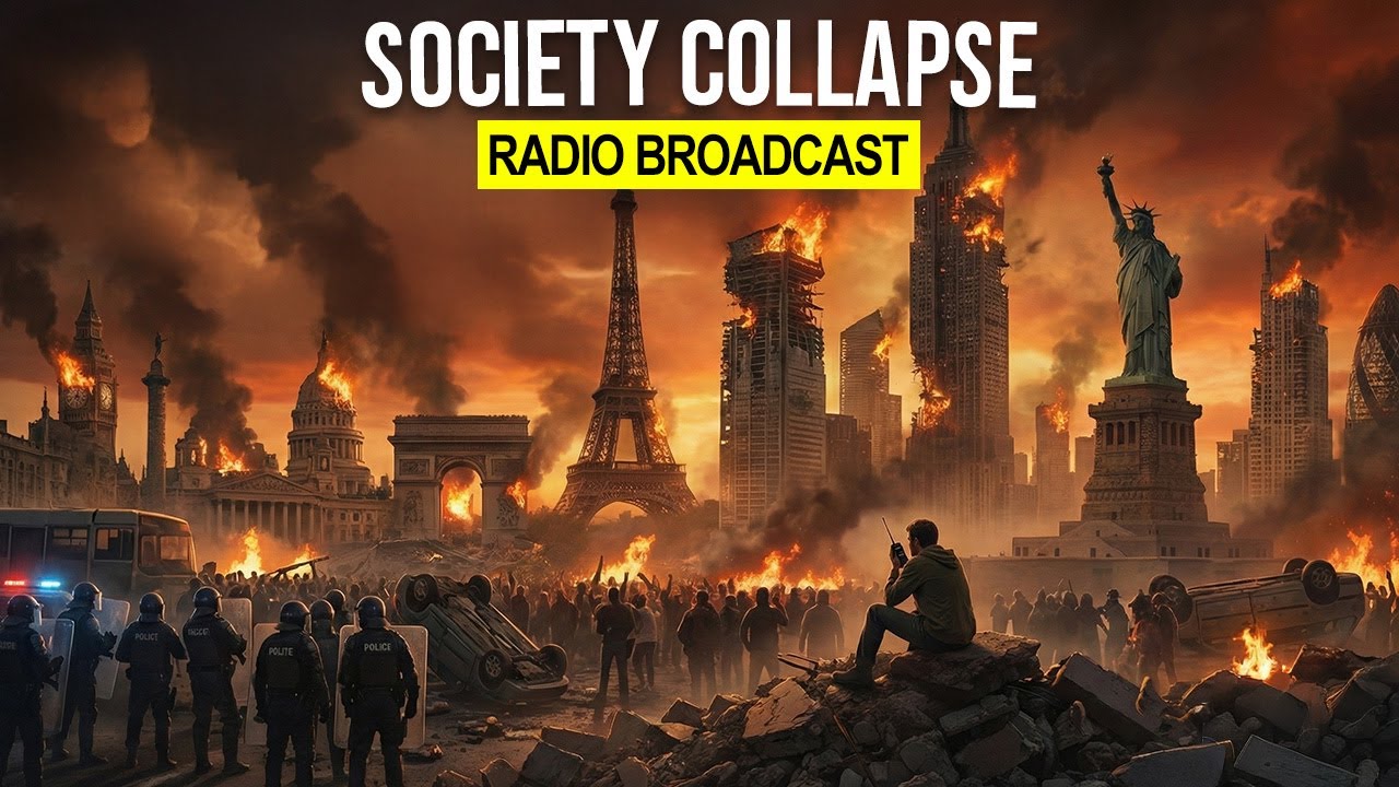 You're Listening To The Radio as Society Collapses Throughout The World