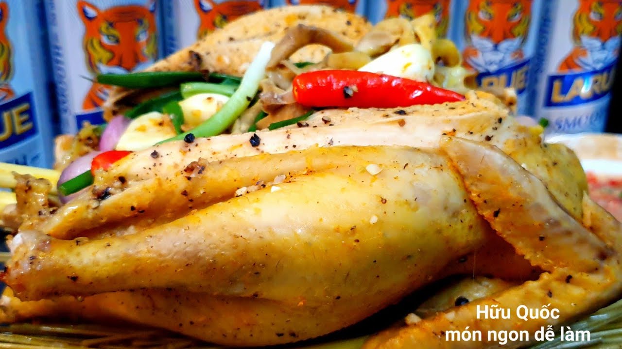 cách làm GÀ HẤP BIA SẢ thơm ngon đậm đà ăn là ghiền lắm luôn