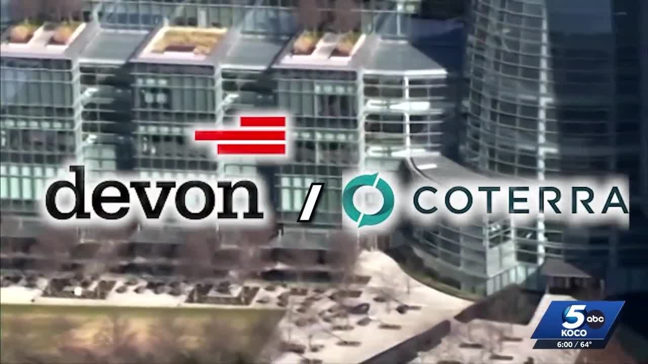 What impact will Devon Energy's merger with Coterra Energy have on Oklahoma?