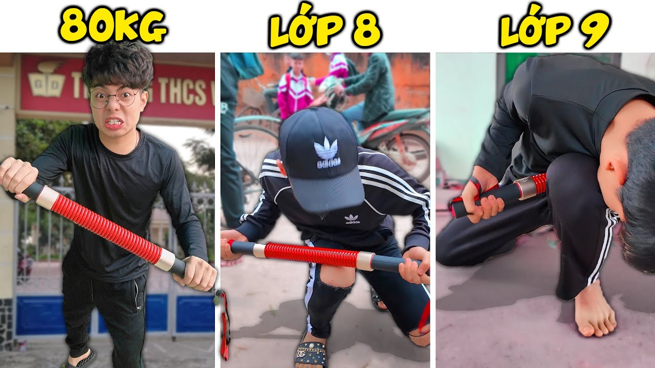 THẮNG TÊ TÊ ĐI TỚI CỔNG TRƯỜNG TÌM NGƯỜI BẺ GẬY LÒ XO ĐỒ LONG ĐAO 80KG