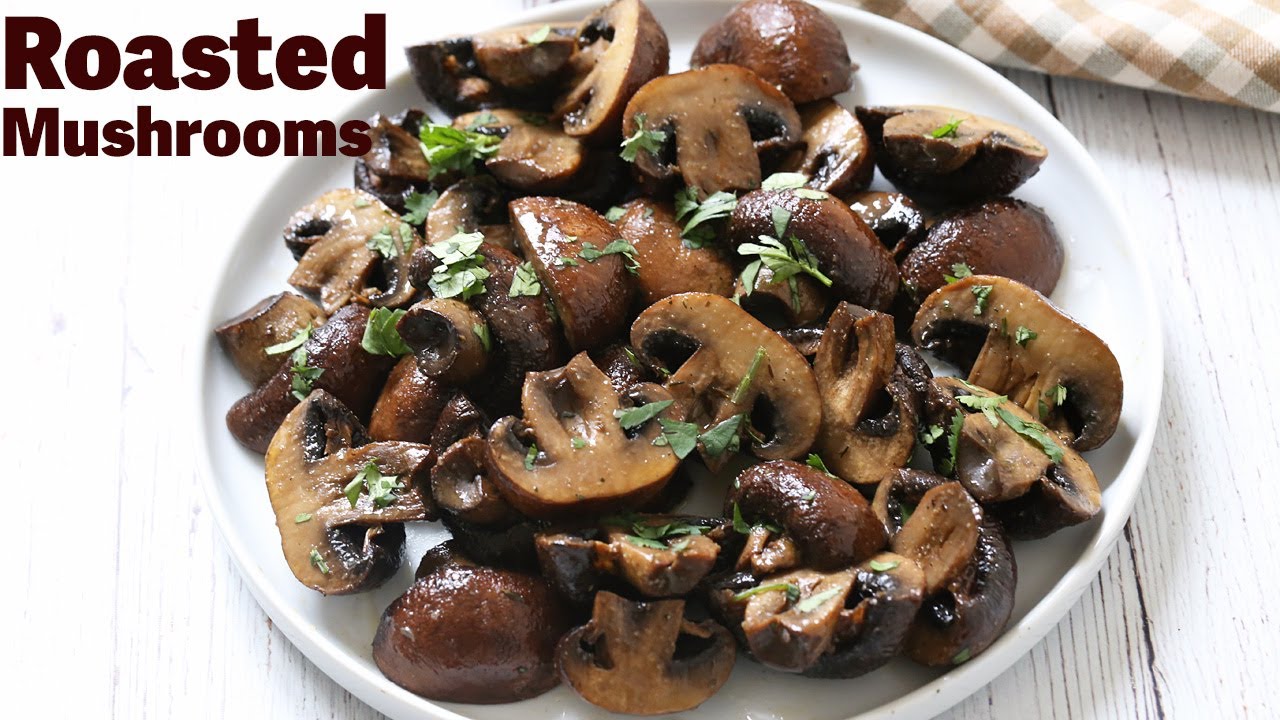 Roasted Mushrooms with Butter and Garlic