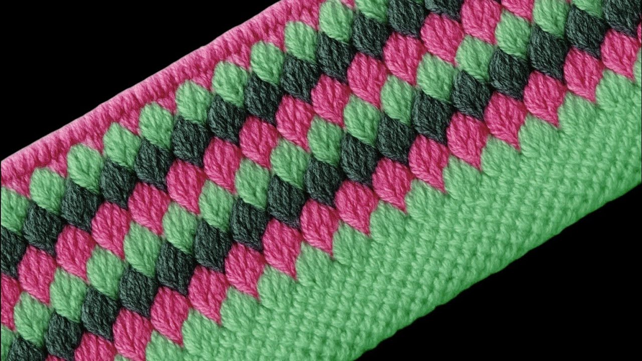 2 रंग का शानदार स्वेटर डिजाइन/Two Colour Sweater Design/Double Colour knitting/Do Rang ka design|