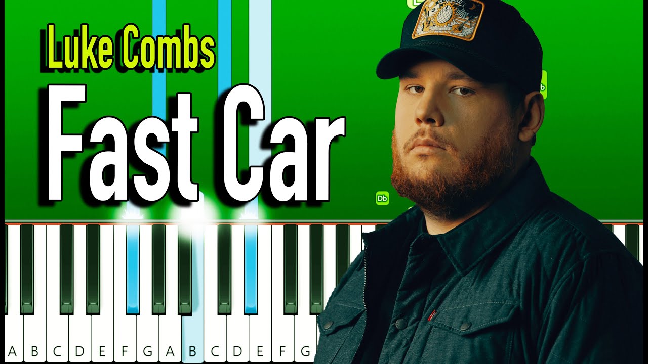 Luke Combs - Fast Car (Piano Tutorial)