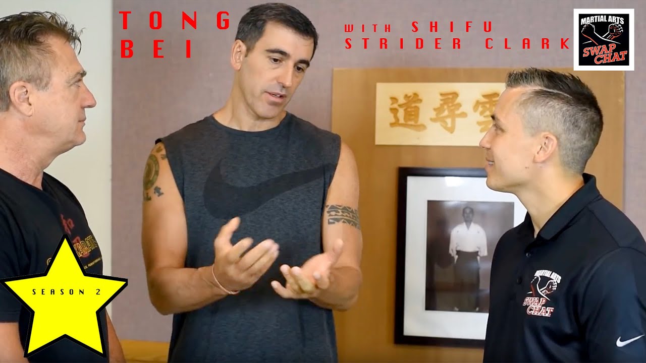 Tong Bei with Shifu Strider Clark
