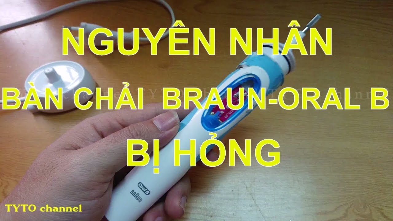 Review bàn chải đánh răng điện Braun oral B bị vào nước và cách khắc phục | 5 PHÚT REVIEW