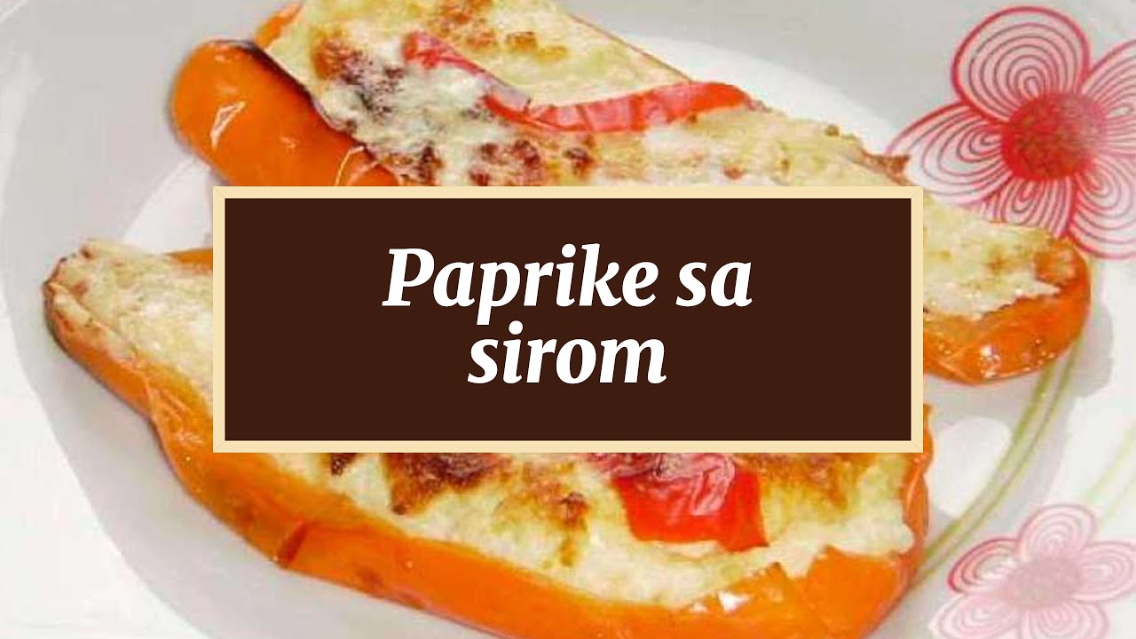 Paprike sa sirom