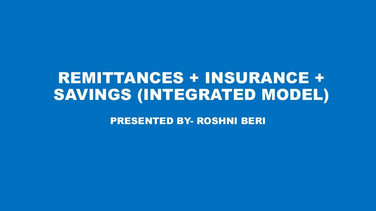 Remittances + Insurance + Savings (Integrated Model)