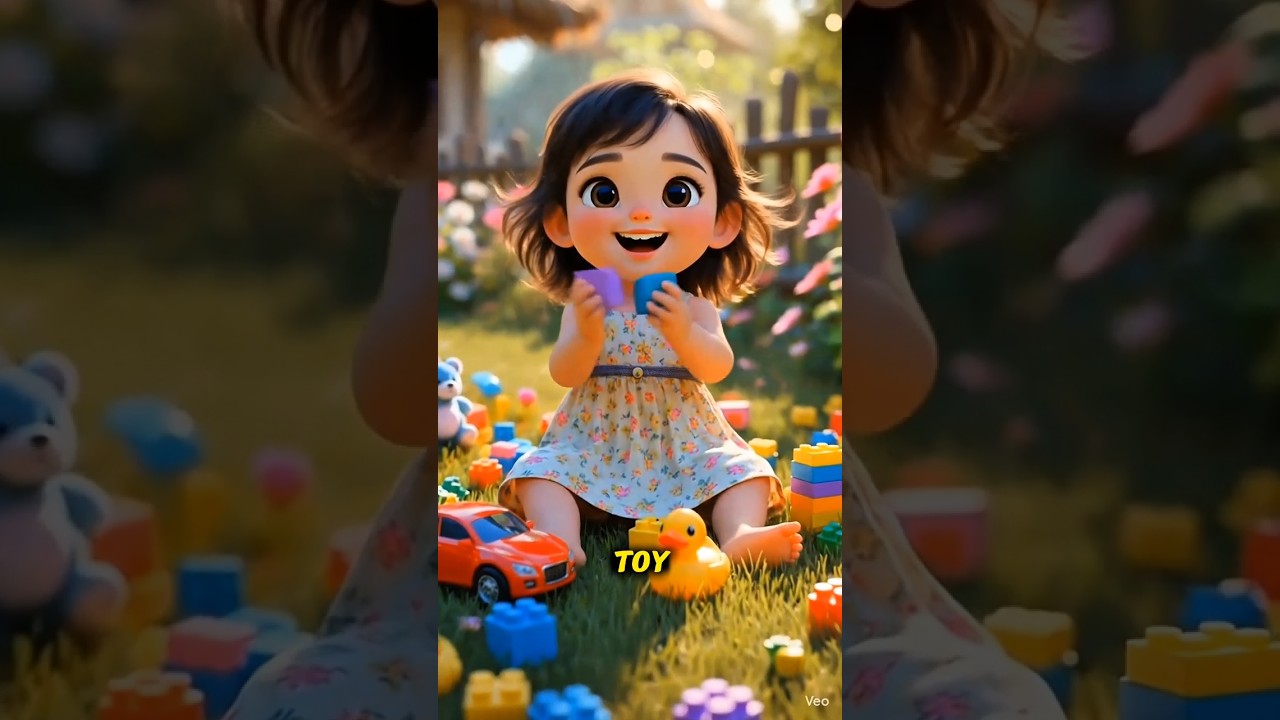 Adorable Baby Girl Playing with Toys 🌸 |