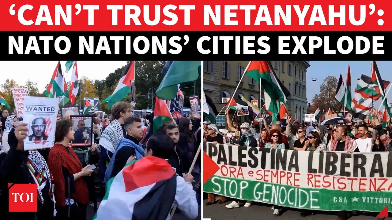 Europe On Fire: Anti-Israel Protest Sweeps Milan, Berlin, Amsterdam | ‘Netanyahu Should Be Scared’
