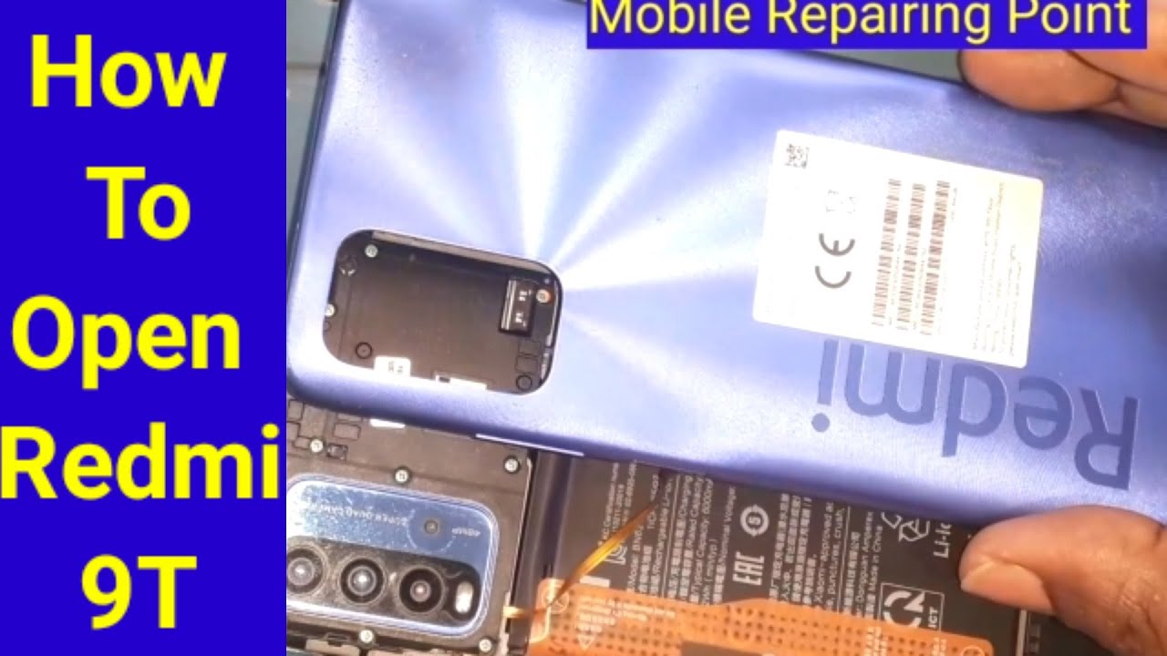 How To Open Redmi 9T | Redmi M2010j19sg Open | Xiaomi Redmi 9T disassembly How TO Open Back Cover 9T