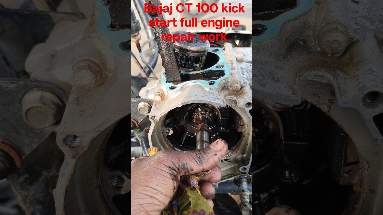 Bajaj CT 100 kick start ful engine repair Apna auto service