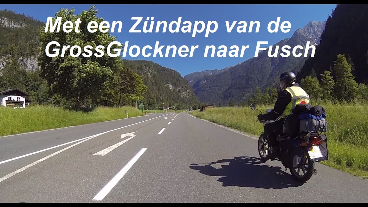 Van de Edelweisspitze Oostenrijk naar Fusch met Zündapps en Honda