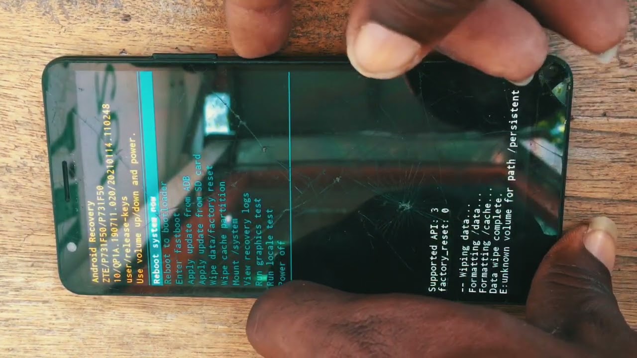 ZTE blade L210 hard reset quickly