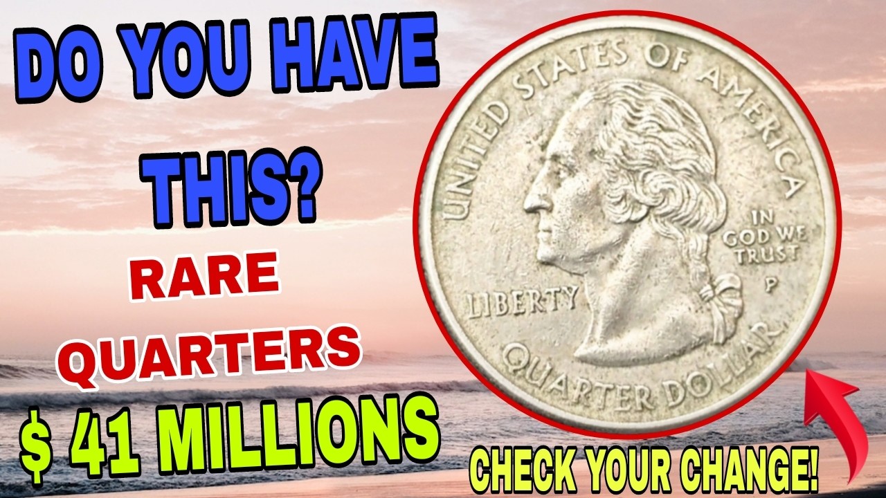 TOP 5 RAREST State Quarters Worth BIG MONEY! 💰 Hidden Treasures Every Collector Must Find!