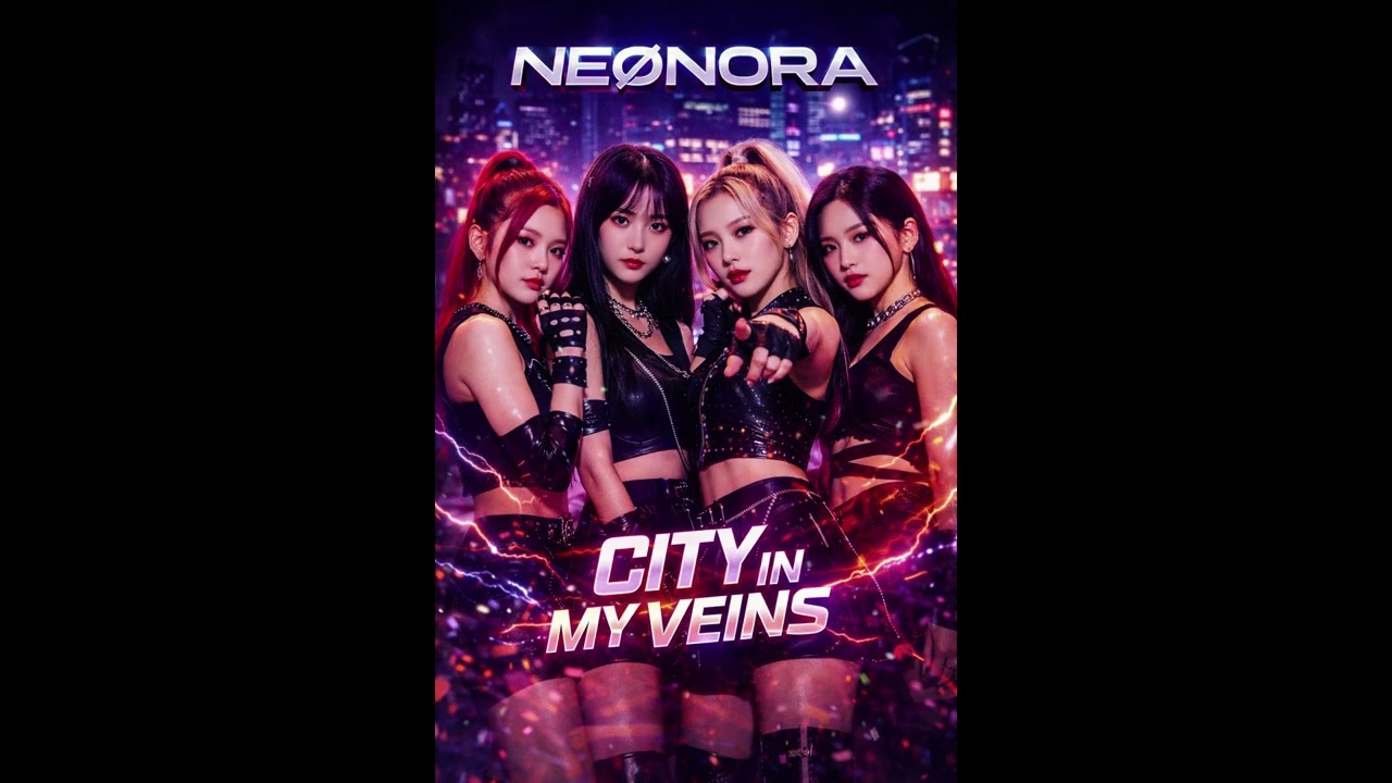 KAØNORA – CITY IN MY VEINS | K-Pop Night Drive | Global Girl Group (2026)