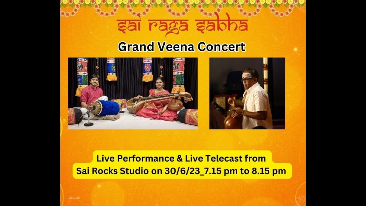 Grand Veena Concert | Y.G. Srilatha Nikshith | Sai Raga Sabha