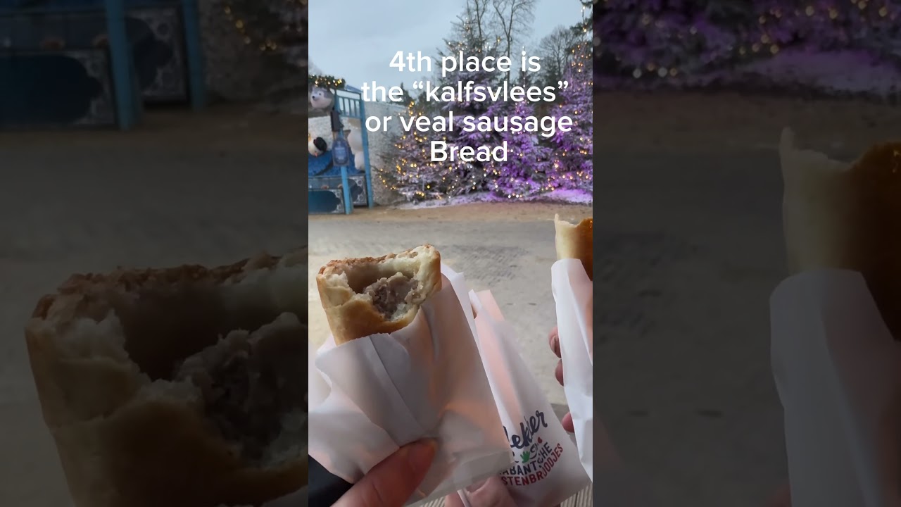 Winter Efteling Food test! Best savory snack #amusementpark #efteling #food #snacks