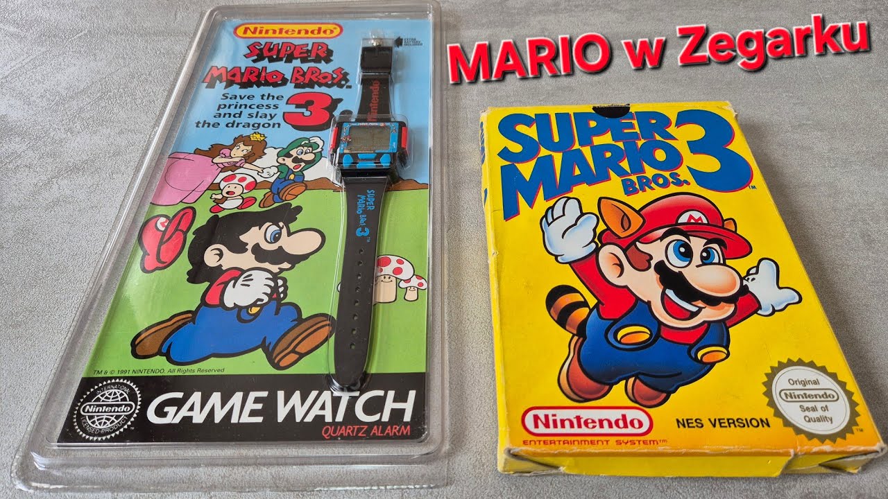 Super Mario Bros 3 w Zegarku NINTENDO