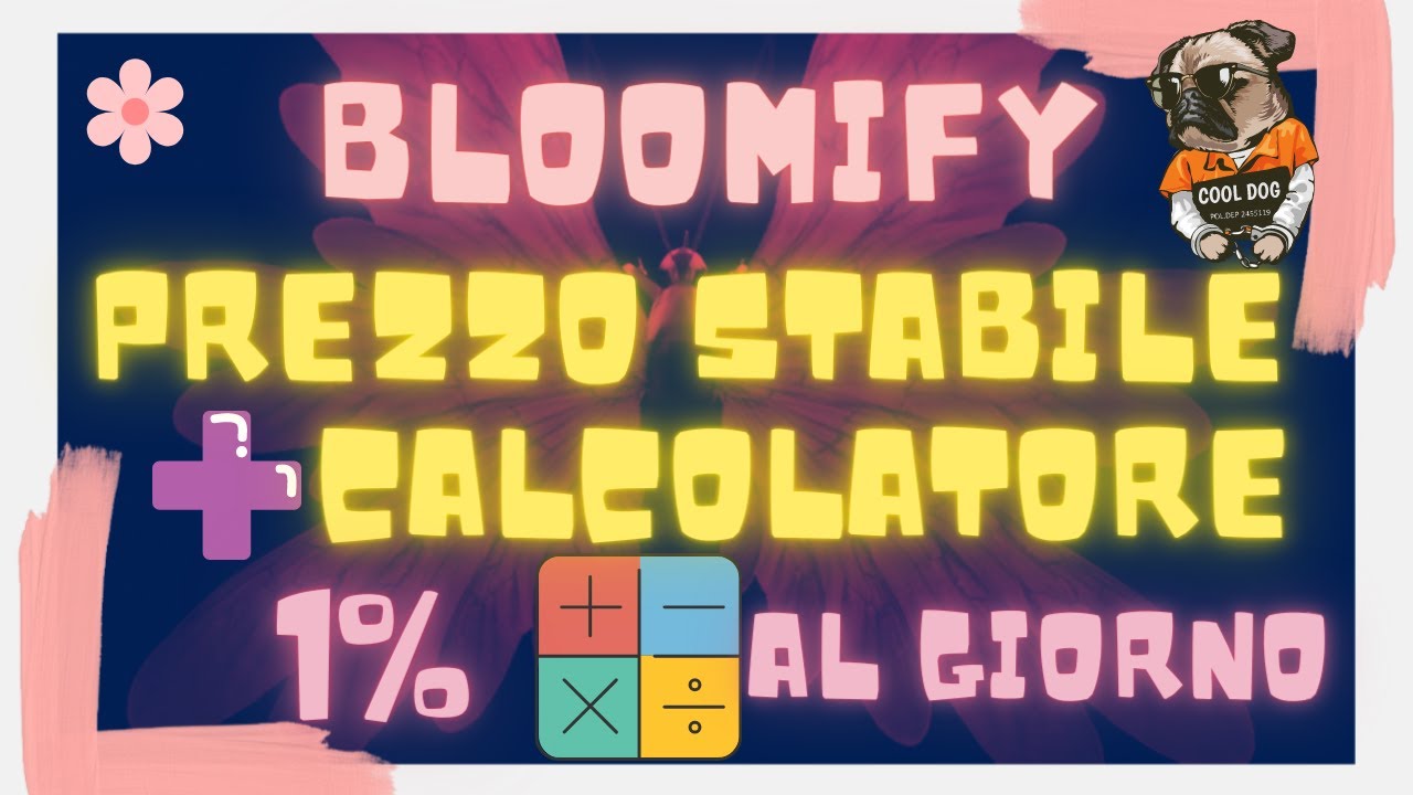 🌺BLOOMIFY  prezzo stabile + calcolatore 🌺 #dapp #defi #roi #avalanche #drip