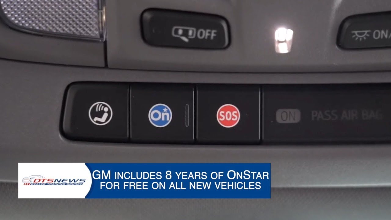 GM includes 8 years of OnStar for free on all new vehicles. - DTS News with Larry Pickett